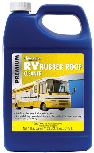 STAR BRITE Premium RV Rubber Roof Cleaner - Effortless Cleaning for Camper Roofs, Fiberglass & Painted Surfaces