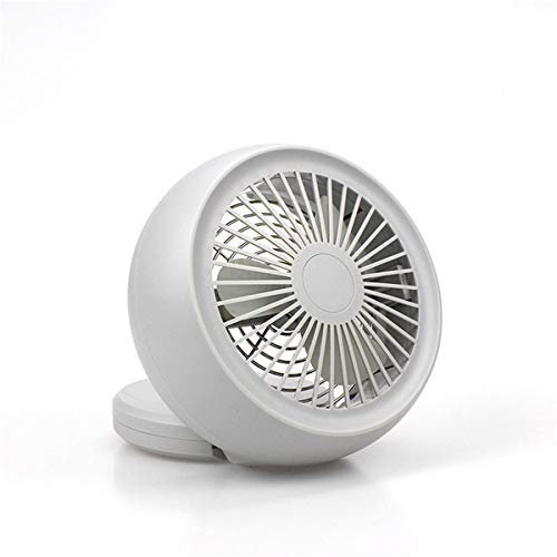 ChaRLes Ventilador De Mesa Usb Portátil Personal Mini Escritorio Ventilador Pc/Portátil Fresco - Blanco