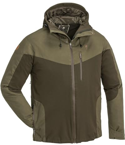 Pinewood Herren Finnveden Hybrid Extrem Jacke - Outdoor Jacken für Herren - mit 4-Wege-Stretch für Bewegungsfreiheit und Komfort, wind- und wasserdicht, mit verstellbarer Passform