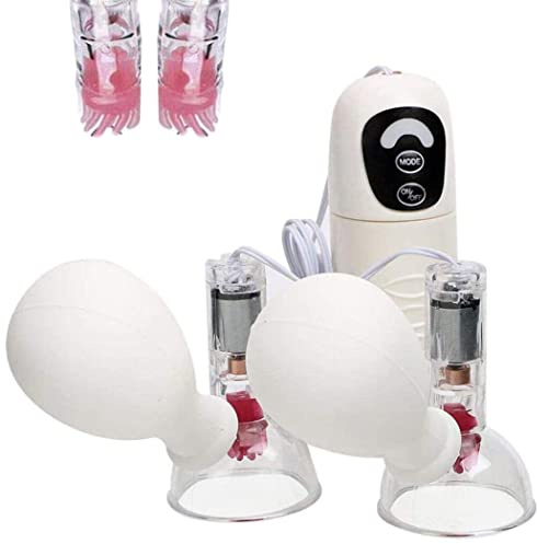 Nippel Sauger Brust Vibrator Saugnäpfe Mit Vakuumpumpe, 7 Modi Rotierende Stimulating Bürste Für Frauen Fernbedienung Nipple Weibliche Masturbation Sex Spielzeug Für Paar Clit Massage