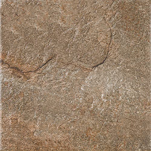 Vigour Brown 31.2x31.2cm Indoor/Outdoor Porcelain Wall and Floor Tiles (Box of 12 Tiles)