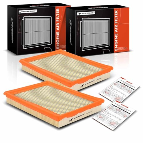 A-Premium 2-PC Engine Air Filter Compatible with Nissan & Infinit Models - Rogue, Sentra, 300ZX, Juke, FX35, FX37, FX50, M56, Q50, Q60, Q70, Q70L, QX70
