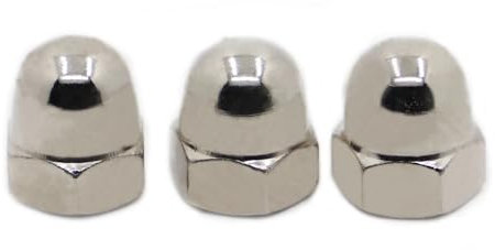 SeroNi 5-50 Uds semicírculo Tuerca ciega de Bellota M3 M4 M5 M6 M8 M10 M12 Tapas Decorativas de Acero Chapado for Tuercas Nut(M5 50pcs)