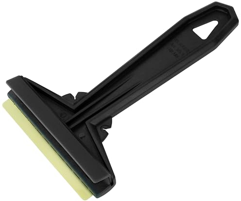 Raschietto ghiaccio Auto - facile, rapido & efficiente - Murska - Raschiaghiaccio Auto lama in Ottone - Spatola per Ghiaccio Auto - durevole - Gratta ghiaccio - Originale di Finlandia - L&P A054 Nero