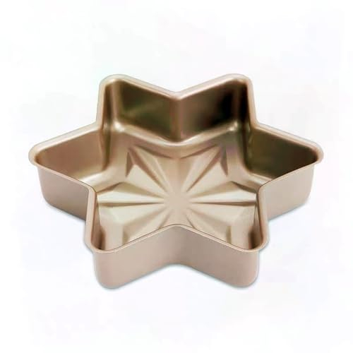 Stampi speciali antiaderenti per cottura al forno Stampi per torte, pane e pizza in acciaio al carbonio (Stampo per torte di fiocchi di neve)