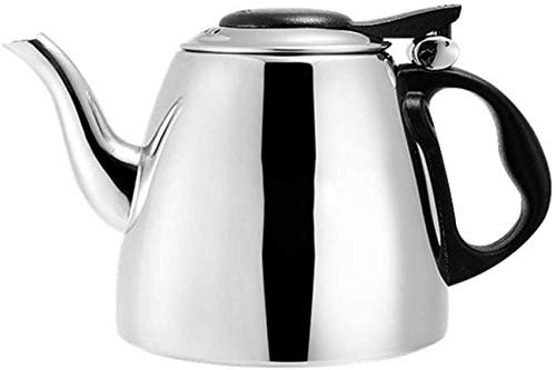 Tetera para Cocina de Inducción de acero inoxidable 304, tetera gruesa para el hogar, pesa rusa de 1,2 l y 1,5 L DF