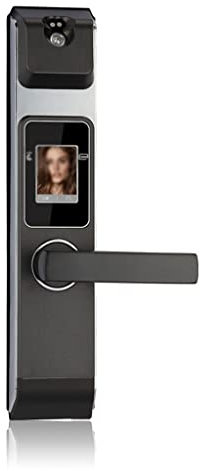 KCUZO Smart Recognition Door Lock, Electronic Keyless Door Lock,Digital Security Touch Screen Face Smart Door Lock for Home(Left push)