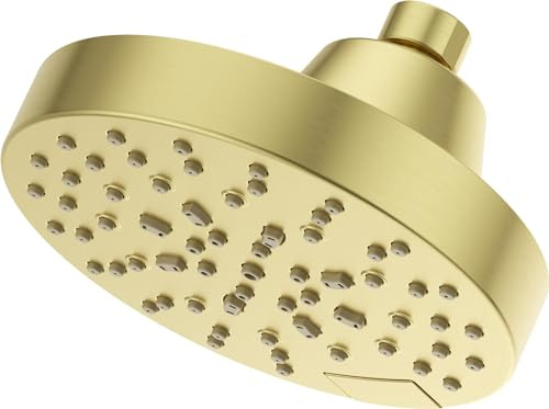 Pfister USH-50SHW Modern Round 1.75 GPM Multi Function Shower Head - Brushed Gold
