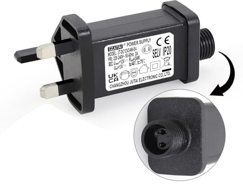 12V 24W String Lights Indoor-Outdoor Power Adapter for CZJUTAI JT-DC12V24W /12W /9W /7.2W /6W /4.5W /3.6W-IP20 Christmas Lighting [U3S4]