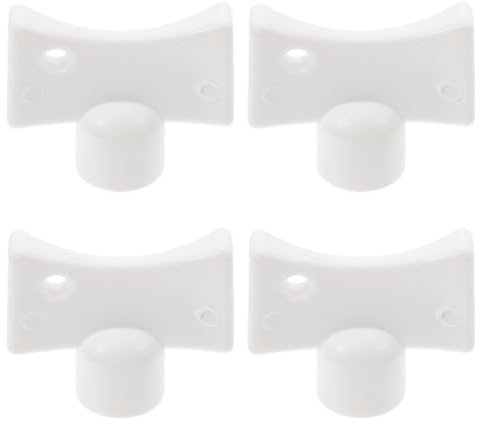 UKCOCO Llave de Purga para Radiador y Grifo, Herramienta Cuadrada Abs, 4 Piezas, Adecuado para Válvula de Purga y Fontanería