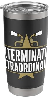 Pest Control Expert Bug Buster Humor Exterminator Life Stainless Steel Insulated Tumbler
