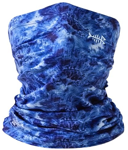 Bassdash Multifunktionellt halsskydd, bandana-pannband, halsduk, UPF 50+ ansiktsmask, multifunktionellt UV-skydd, magisk halsduk, elastiskt pannband för ridning, motorcykel, vandring, fiske