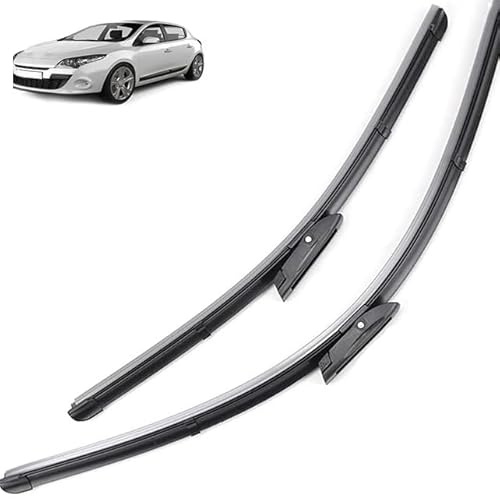 Scheibenwischer Set für Renault Megane 08-2016(24+18), scheibenwischer vorne, Scheibenwischergummi Ersatz, Extrem leise, Langlebig und Wetterfest