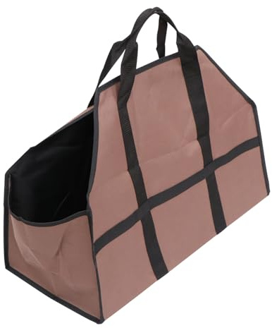 KOMBIUDA Log Tote Bag Firewood Carrier Easy to Fold Storage Bag Practical for Camping Picnic