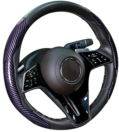 3 Stück Lenkradbezug, Auto Lenkradbezug, Universelle segmentierte Lenkradschutz für 99% Auto,SUV,Lastwagen (Lila)
