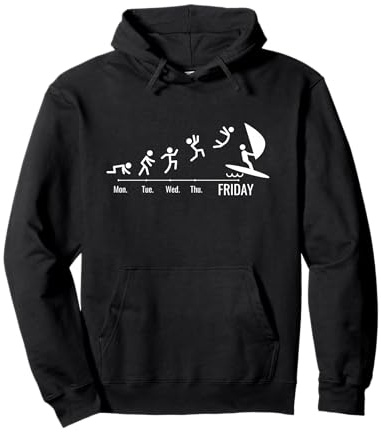 Windsurfing Segel Surfbrett Windsurfen Wochenende Windsurf Pullover Hoodie