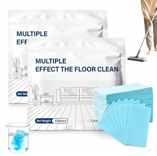 120 Stück Multiple Effect The Floor Clean, Bodenreinigungstabletten,blue