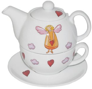 Cha Cult Tea for one Set Schutzengel