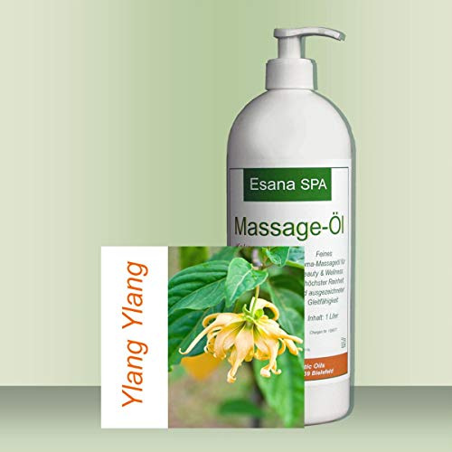 Esana SPA Aroma Massageöl Ylang Ylang (1 Liter) + Dosierpumpe