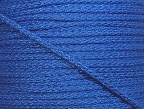5 m Baumwollkordel 5 mm blau