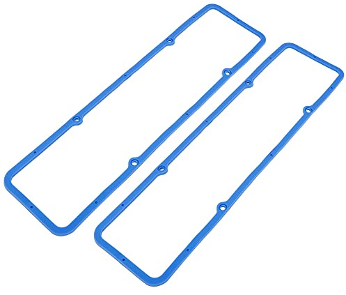 X AUTOHAUX 2pcs Blue Valve Cover Rubber Steel Core Gasket for Car