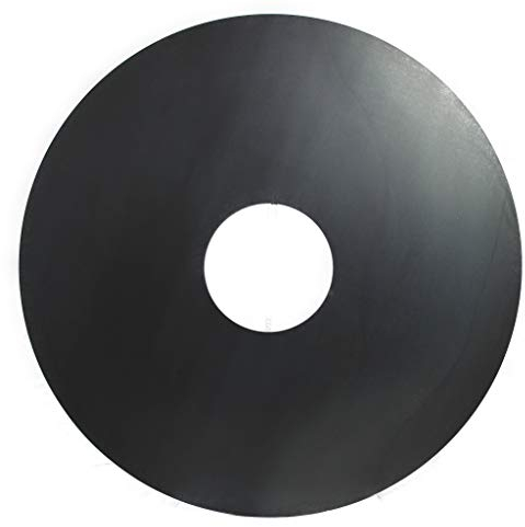 Feuerplatte Komplette Grillfläche 120cm INKL. Grilleinsatz – 8mm Stärke – Grillplatte für Feuertonne & Feuerschale – Plancha Grillring für BBQ & Teppanyaki - Massive Stahlplatte #588