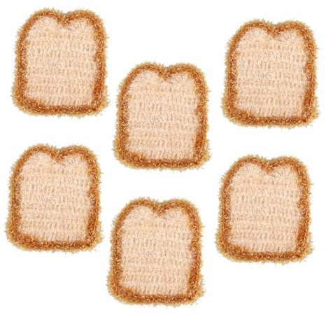 HAPINARY 6pcs Quality Polyester Dishcloths Dish Towels for Kitchen Cleaning Dishwashing