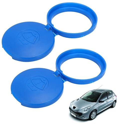 GVSS 2 Stück Deckel für Scheibenwaschanlage, kompatibel mit Peugeot 206/207/408/307, Ersatzteil für Scheibenwischersystem 643230