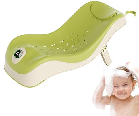 transats De Bain Bébé Pour Baignoire, transats De Bain Pliant Bébé, Chaise De Bain Ergonomique De Haute Qualité, Doux Et Confortable Pour Le Bain Des Nouveaux-nés 0-8 Mois, Léger, Pratique