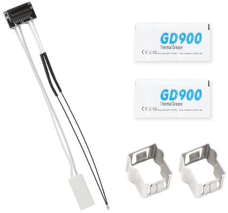 3D Drucker Zubehör Für Bambu Lab P1P/P1S, 24V 48W Keramik Heizelement Mit Thermistor, Präziser Temperatursensor Für Heizblock, Schnelle Aufheizrate, Lange Lebensdauer, Befestigungsclips Inklusive
