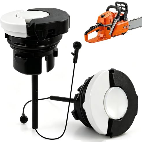 2 Stück Benzin Tankdeckel Ersatz, Öltankdeckel Benzin Tankdeckel Tankverschluss Tankverschluss mit O-Ring für Kettensäge Kompatibel mit STIHL Motorsägen, Freischneider für MS250 260 290 361 460 381
