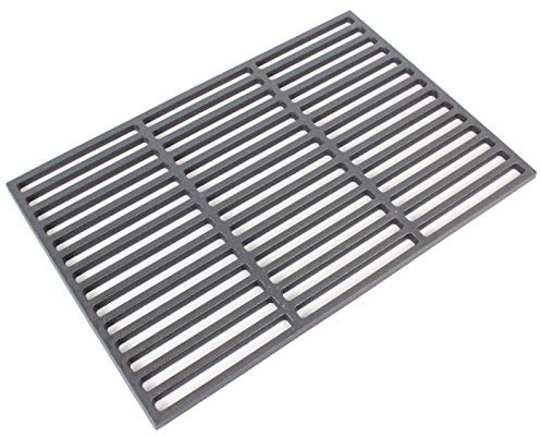 TRUTZHOLM BBQ Grillrost Gusseisen massiv Rost Grillgitter Gussrost emalliert Grillplatte, perfekt für Gasgrill, Holzkohlegrill und BBQ verschiedene Größen rund und eckig (rechteckig 60x40 cm)