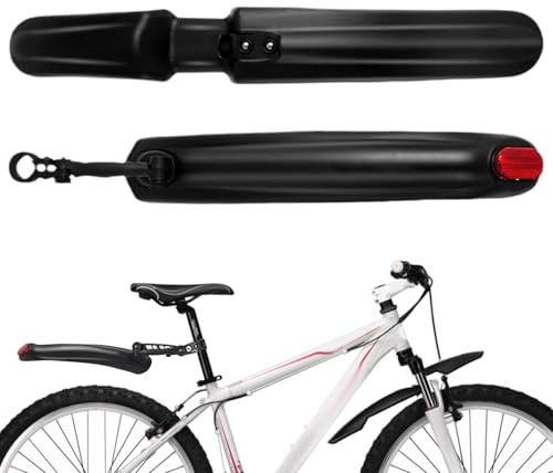 Parafango per bicicletta, 50 cm, paraspruzzi riflettente, impermeabile, con struttura in ABS resistente, per pendolarismo quotidiano, viaggi su strada, lunghe distanze