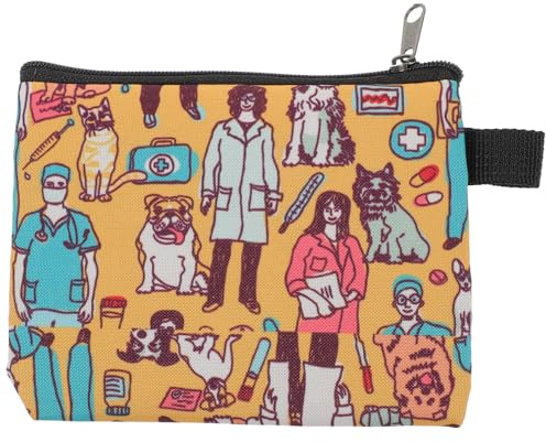 MAGICLULU Borsa Porta Assorbenti Femminile in Poliestere con Design Compatto e Chiusura, Ideale per Viaggi e Contenitore per Assorbenti e Coperture