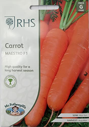 Mr Fothergills - Vegetable - RHS Carrot Maestro F1-400 Seeds