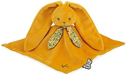 Kaloo - Lapinoo - Plüschhase - Erstes Schmusetuch - ockerfarben - 30 x 30 cm - superweicher Materialmix Baumwolle & Cord - Geschenkbox - Ab Geburt, K972207