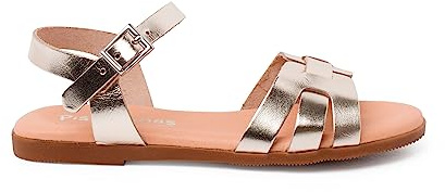 Pisamonas Sandalias Pala Romana Piel Mujer Y Niña Talla 29 Color Oro