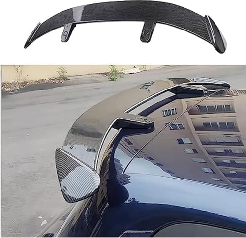 GEBBEM Auto Heckspoiler für VW Golf VIII VI V IV III II I MK 8 7 6 5 4 3 R GTE/GTI/GTD/Clubsport 45, Kofferraumspoiler Heckflügel Lippe Spoiler Tuning Styling Zubehör,Carbon Fiber Look
