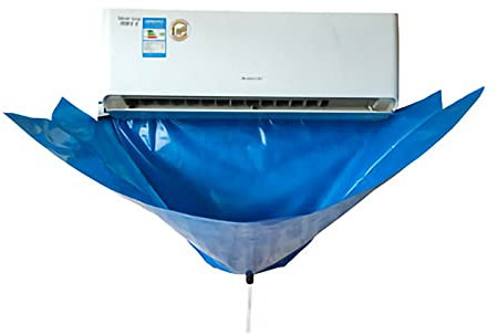 GODFSAHG Housse de Nettoyage pour climatiseur Housse de Nettoyage étanche pour climatiseur Mural, Sac de Protection Contre la poussière et Le Lavage pour climatiseur 1P-2P (Taille : 1-2P)