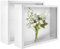 LDHHYH Cadre Profond 3D -Lot de 2 Cadres Vides 8x10 Pouces (20x25cm, Profondeur 5cm) en MDF Blanc - Idéal pour Photos, Fleurs Séchées et Objets - Cadre Profond avec Vitre - Cadre Photo 3D A4