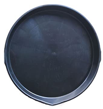 JDSHFEN Support pour Plantes Soucoupe pour Plantes Plateau Rond en Plastique pour Plantes Bac à Eau pour Plantes Base de Pot de Salon Plateau pour Pot de Plantes,Noir-50cm