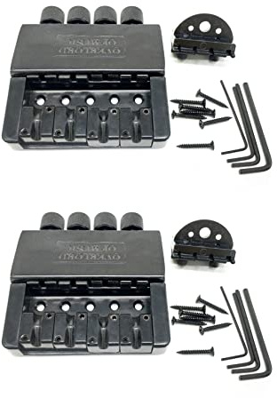 Janasiba 2 Set 4-Saitiges Headless -Gitarrenbrückensystem E-Part für Kopflosen E-