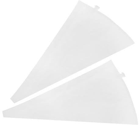 FUNOMOCYA Mangas Pasteleras Reutilizables De Tela Resistente para Decoración De Pasteles y Glaseado, Diseño Práctico y Portátil para Repostería Casera, Pack De 2 Unidades