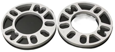 Separadores Ruedas 2 Juntas Espaciadoras De Rueda De Aleación De Aluminio Universales De 3, 5, 8 Y 10 Mm De Grosor Para Coche, De 4 Y 5 Espárragos. Separadores Rueda(2PCS 8MM)