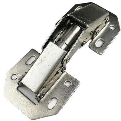 1PC 4 Pollici 90 Gradi Senza Foro di Perforazione Cerniera Dell'armadio Ponte a Forma Primavera Rana Cerniere for Mobili Completa Sovrapposizione Armadio Porta