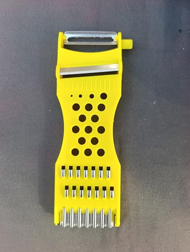 FS shop Pelapatate Multifunzione 7 in 1, Pelaverdure Julienne, in Plastica