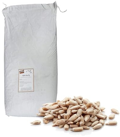 Extra Select Sunflower Hearts Bird Food 20kg - Husk-Free, Bakery Grade, Premium Wild Bird Seed