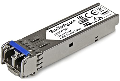 StarTech.com Gigabit LWL SFP Transceiver Modul - HP J4858C kompatibel - MM LC mit DDM - 550m - 1000Base-SX