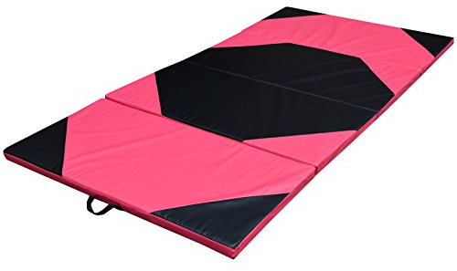 Enjoy.Fit Turnmatte Weichbodenmatte Gymnastikmatte 4-fach klappbar 300x120x5cm oder 240x120x5cm (240x120x5cm)