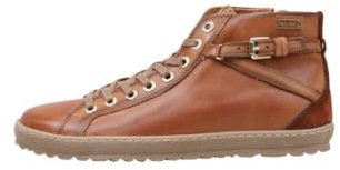 Pikolinos Deportivos en Cuero Lagos para Mujer Color Brandy